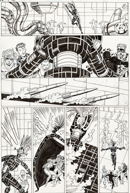 New Mutants and X-Factor Unpublished Illustration by Rob Liefeld sold for $14,400. Click here to get your original art appraised.