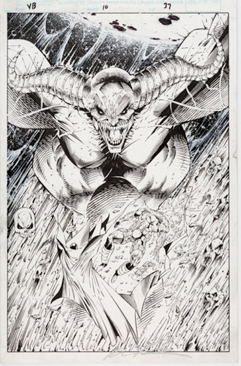 Youngblood #10 Page 37 by Rob Liefeld sold for $3,360. Click here to get your original art appraised.