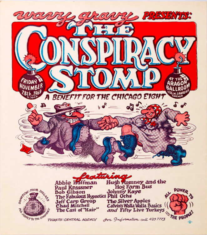The Conspiracy Stomp Concert Poster by Robert Crumb sold for $1,920. Click here to get your original art appraised.