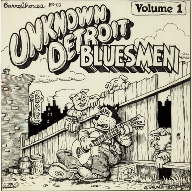 Unknown Detroit Bluesman Album Cover Art by Robert Crumb sold for $28,680. Click here to get your original art appraised.