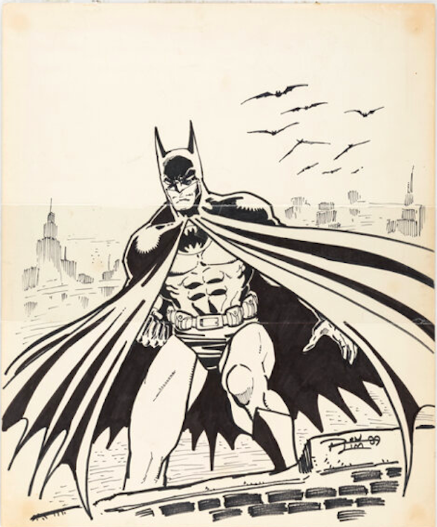 Batman Sketch by Ron Lim sold for $310. Click here to get your original art appraised.
