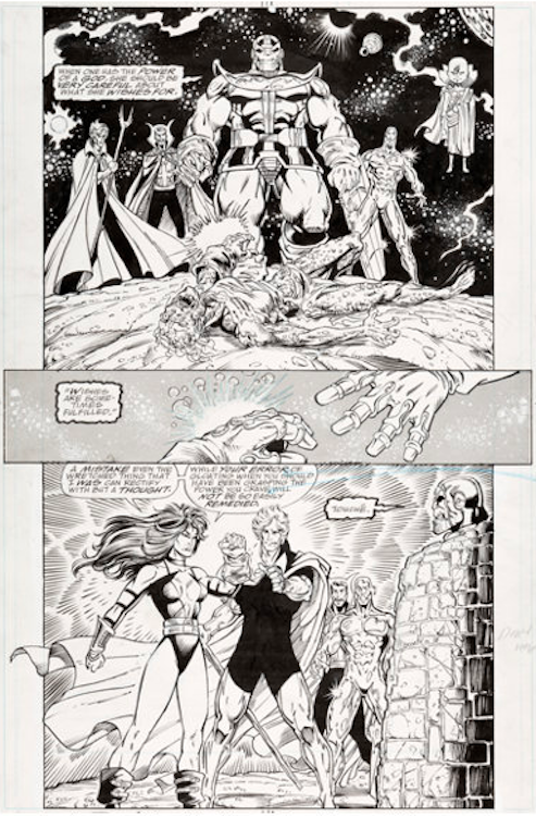 Original Ron Lim art is highly collectible. Sell My Comic Art takes away the guesswork. We value art FREE. We also buy for cash, or you can sell on consignment.