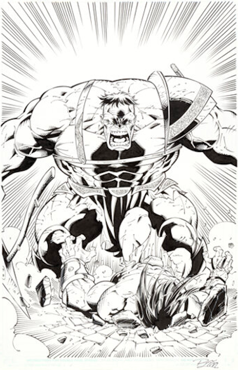 Skaar: Son of Hulk #9 Page 16 by Ron Lim sold for $630. Click here to get your original art appraised.
