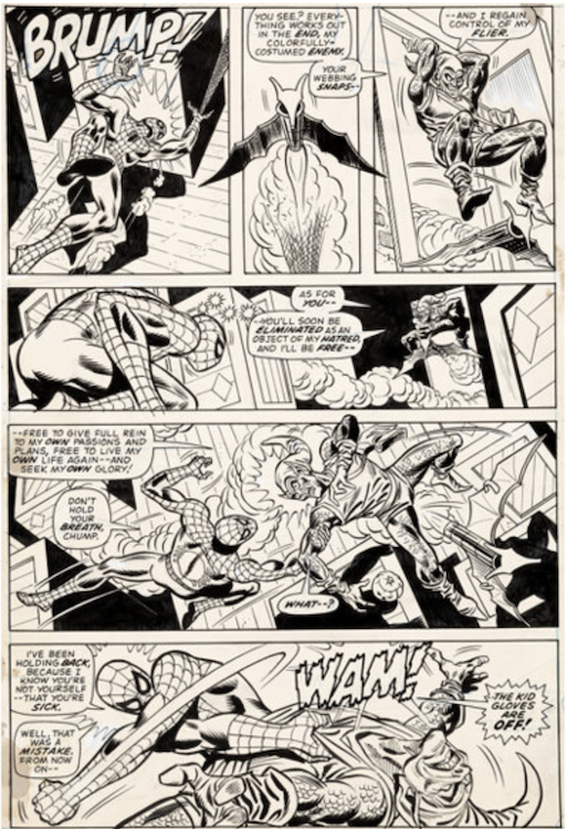 The Amazing Spider-Man #136 Page 15 by Ross Andru sold for $22,800. Click here to get your original art appraised.