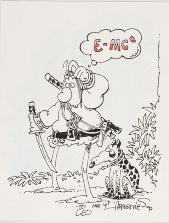 Groo the Wanderer Sketch by Sergio Aragones sold for $1,680. Click here to get your original art appraised.