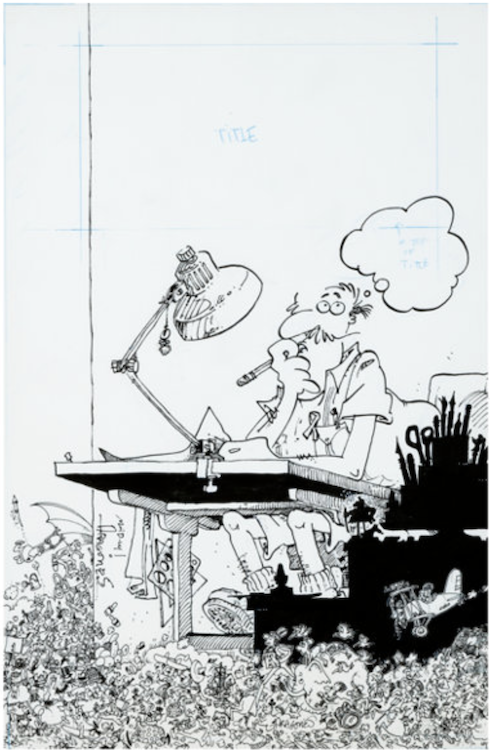 Louder Than Words #3 Cover Art by Sergio Aragones sold for $5,080. Click here to get your original art appraised.
