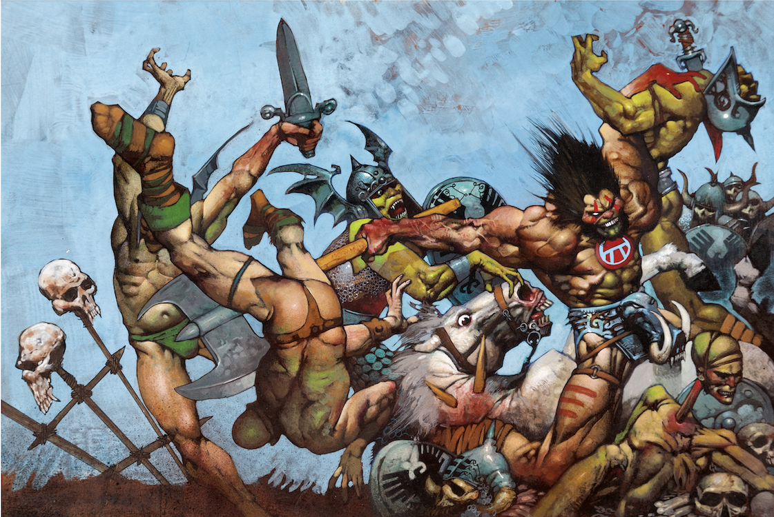 2000 AD #688 Wraparound Cover Art by Simon Bisley sold for $10,755. Click here to get your original art appraised.