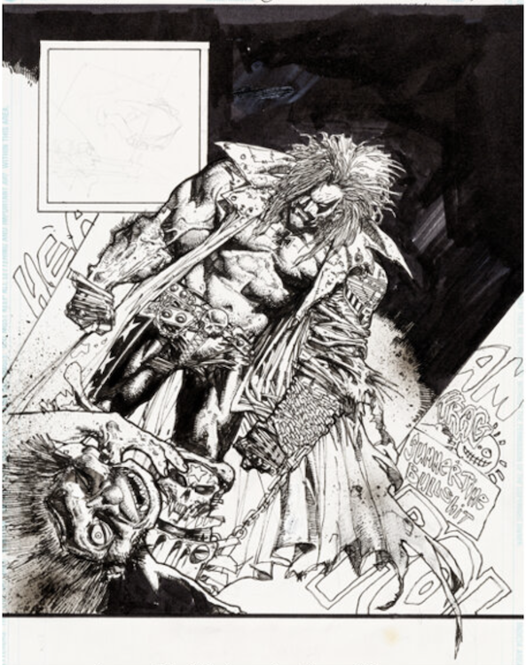 Lobo's Back #1 Unpublished Splash Page 6 by Simon Bisley sold for $6,600. Click here to get your original art appraised.