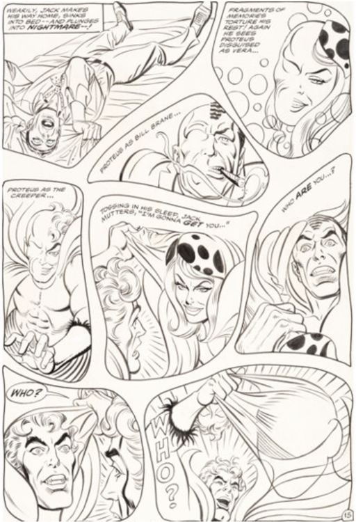 Beware the Creeper #5 Page 15 by Steve Ditko sold for $19,200. Click here to get your original art appraised.