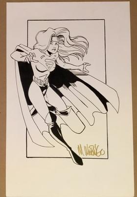 Supergirl Commission by Mike Weiringo