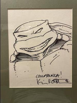 Teenage Mutant Ninja Turtles Kevin Eastman Sketch