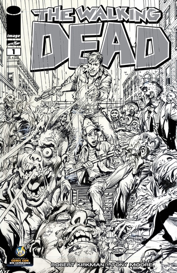 Walking Dead #1 NYC Comiccon edition, sketch variant by Neal Adams. Click for value