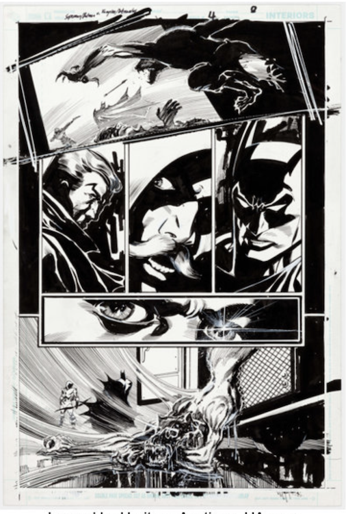 Superman and Batman vs. Vampires and Werewolves #4 Page 8 by Tom Mandrake sold for $335. Click here to get your original art appraised.