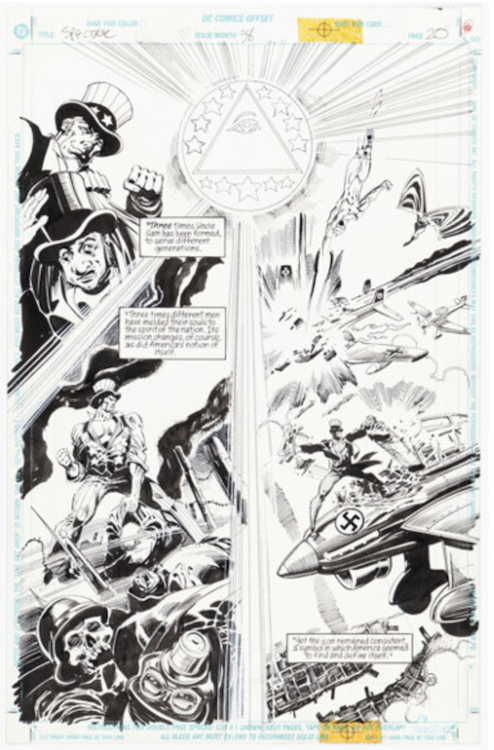 The Spectre #38 Splash Page 20 by Tom Mandrake sold for $455. Click here to get your original art appraised.