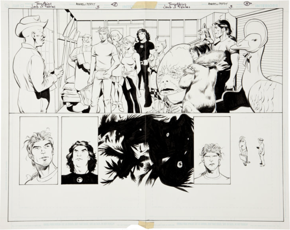 Jack of Fables #3 Page 2 by Tony Akins sold for $130. Click here to get your original art appraised.