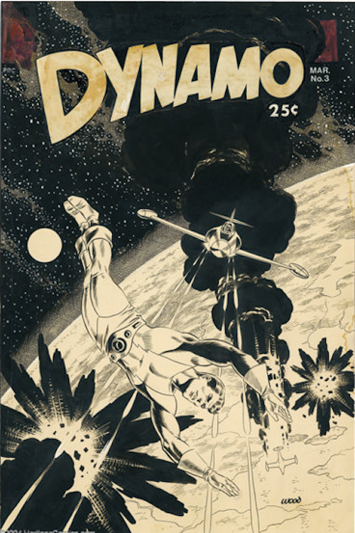 Dynamo #3 Cover Art by Wally Wood sold for $21,850. Click here to get your oringal art appraised.