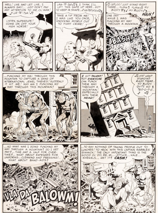 Mad #4 Page 6 by Wally Wood sold for $31,200. Click here to get your original art appraised.