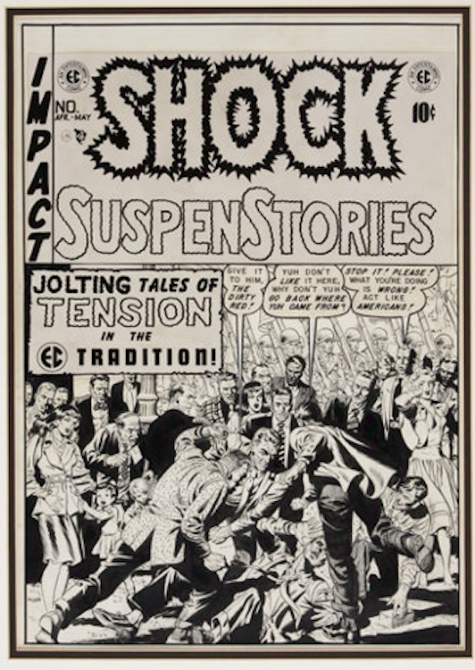 Shock Supenstories #2 Cover Art by Wally Wood sold for $28,680. Click here to get your original art appraised.