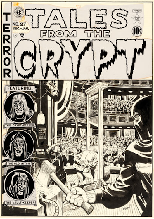 Tales from the Crypt #27 Cover Art by Wally Wood sold for $46,800. Click here to get your original art appraised.