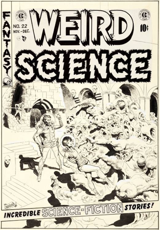 Weird Science #22 Cover Art by Wally Wood sold for $90,000. Click here to get your original art appraised.