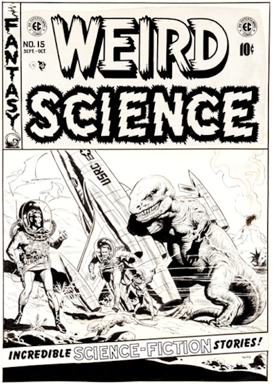 Weird Science #15 Cover Art by Wally Wood sold for $71,700. Click here to get your original art appraised.