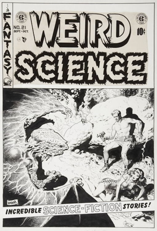 Weird Science #21 Cover Art by Wally Wood sold for $71,700. Click here to get your original art appraised.