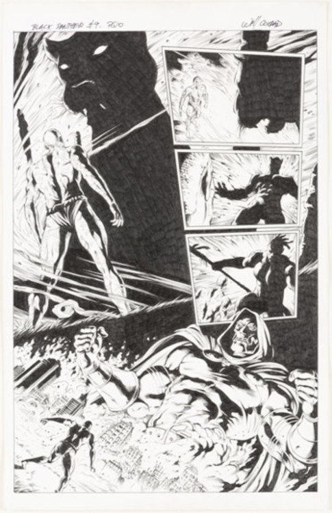 Black Panther #9 Page 10 by Will Conrad sold for $190. Click here to get your original art appraised.