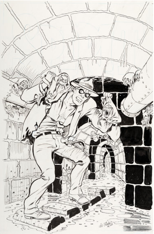 The Spirit #28 Cover Art by Will Eisner sold for $8,100. Click here to get your original art appraised.