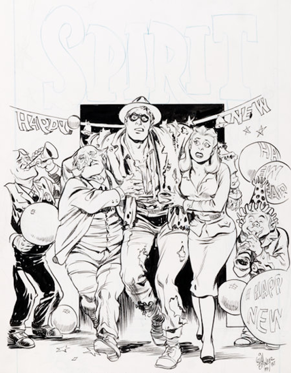 The Spirit #39 Cover Art by Will Eisner sold for $27,500. Click here to get your original art appraised.