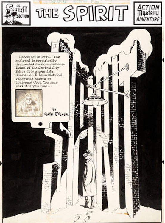 The Spirit The Complete 7 Page Story by Will Eisner sold for $36,000. Click here to get your original art appraised.