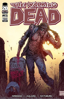 Walking Dead 100 variant cover by McFarlane. He also created very in-demand toys. Click for values