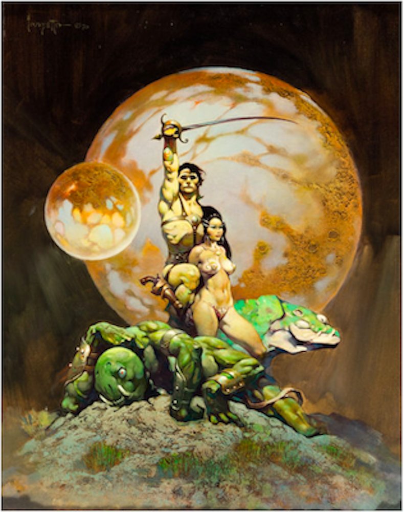 A Princess of Mars original art by Frank Frazetta sold for $1,200,000. Click here to get your original art appraised.
