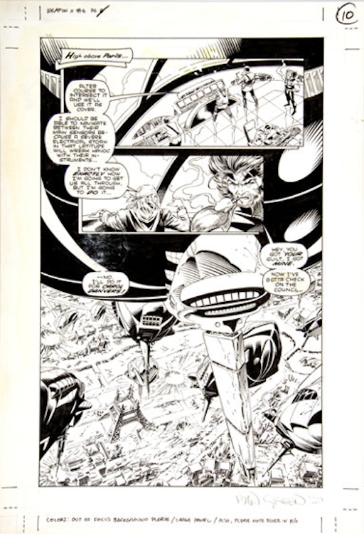 Weapon X #4 Page 10 by Adam Kubert sold for $840. Click here to get your original art appraised.