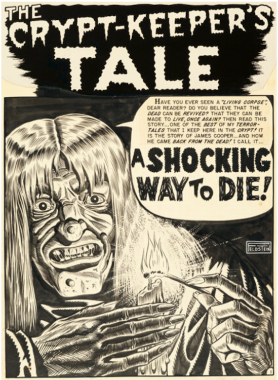 Tales From the Crypt #21 Complete 8-Page Story by Al Feldstein sold for $43,200. Click here to get your original art appraised.