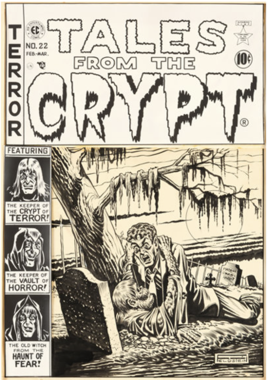 Tales From the Crypt #22 Cover Art by Al Feldstein sold for $52,800. Click here to get your original art appraised.