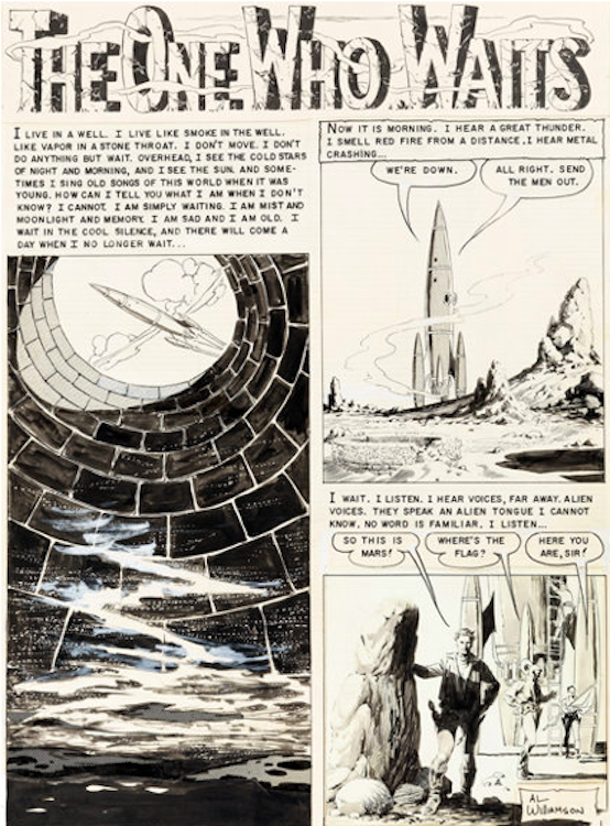 Weird Science #19 Complete 7-Page Story by Al Williamson sold for $90,000. Click here to get your original art appraised.