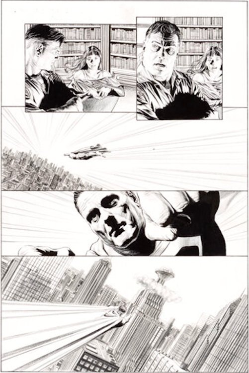 JSA Kingdom Come Special #1 Page 7 by Alex Ross sold for $6,000. Click here to get your original art appraised.