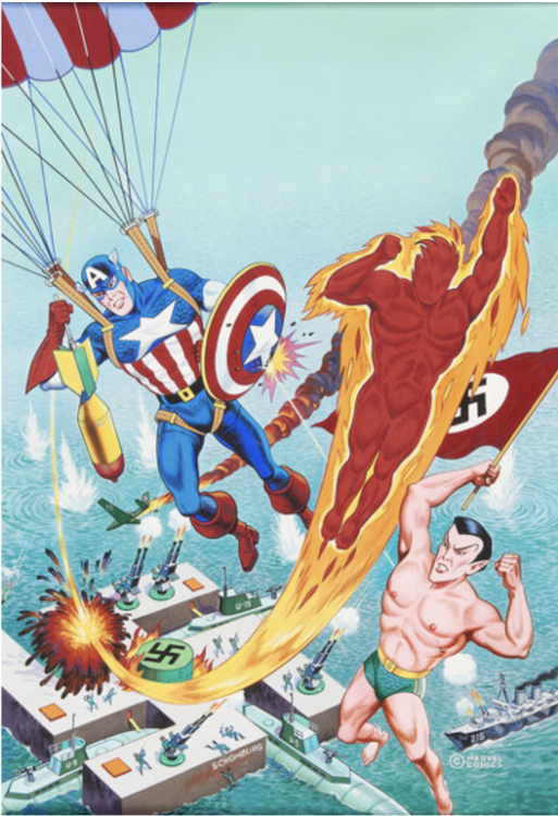 Overstreet Comic Book Price Guide #10 Cover Art by Alex Schomburg sold for $55,200. Click here to get your original art appraised.
