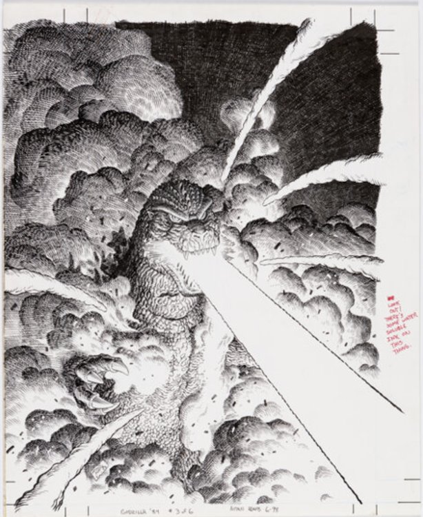 Dark Horse Classics: Terror of Godzilla #3 Cover Art by Arthur Adams sold for $8,400. Click here to get your original art appraised.