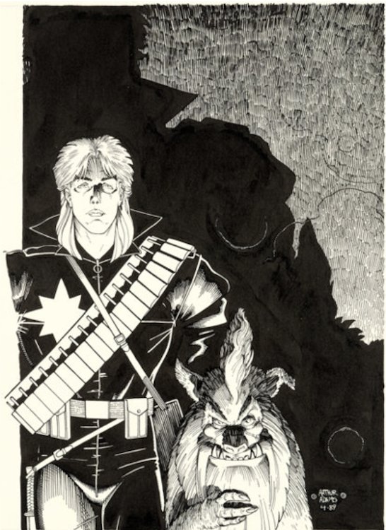 Longshot Trade Paperback Cover Art by Arthur Adams sold for $13,200. Click here to get your original art appraised.