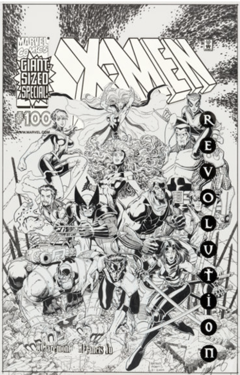 X-Men #100 Cover Art by Arthur Adams sold for $21,600. Click here to get your original art appraised.