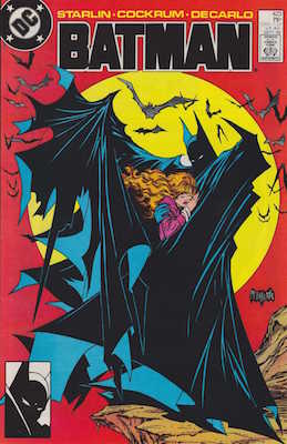 The classic Todd McFarlane cover of Batman #423. Click for values