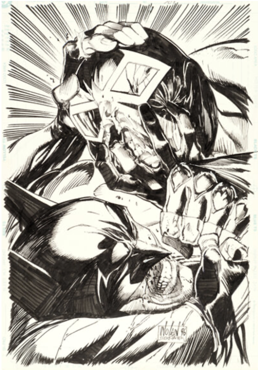 Detective Comics #701 Cover Art by Bill Sienkiewicz sold for $22,800. Click here to get your original art appraised.