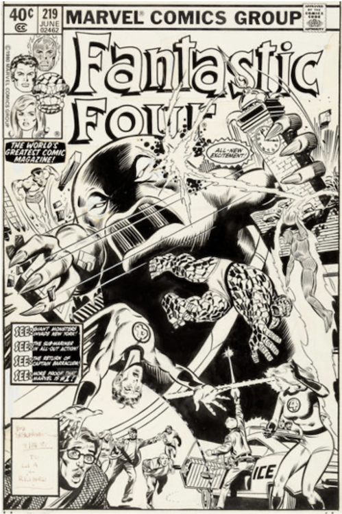 Fantastic Four #219 Cover Art by Bill Sienkiewicz sold for $26,400. Click here to get your original art appraised.