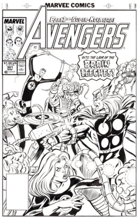 The Avengers #301 Cover Art by Bob Hall sold for $2,630. Click here to get your original art appraised.