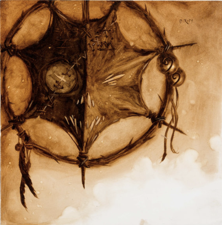 Dream Catcher Painting by Brom sold for $900. Click here to get your original art appraised.