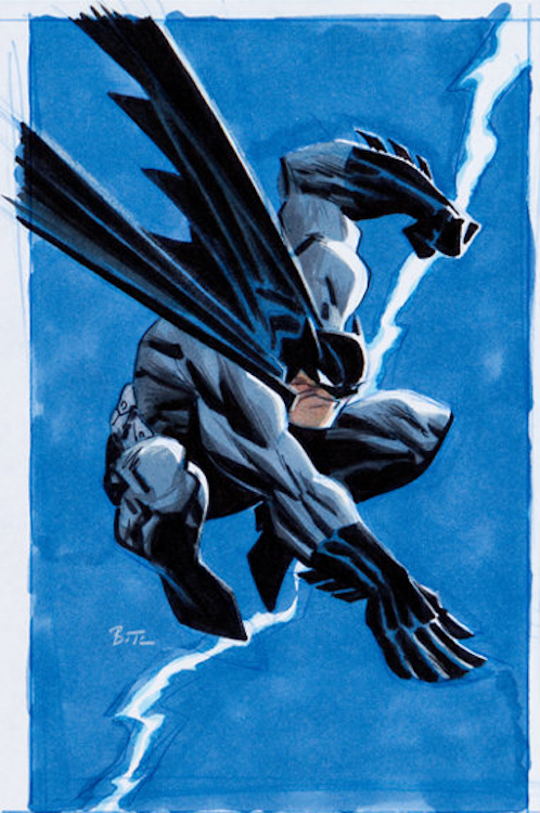 Batman Illustration by Bruce Timm sold for $2,270. Click here to get your original art appraised.