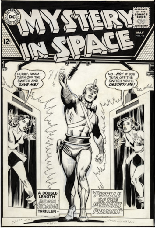 Mystery in Space #91 Cover Art by Carmine Infantino sold for $40,630. Click here to get your original art appraised.