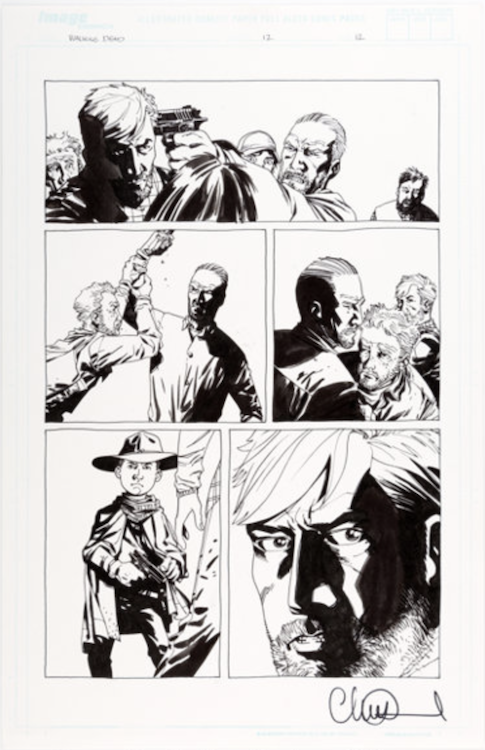 The Walking Dead #12 Page 12 by Charlie Adlard sold for $660. Click here to get your original art appraised.