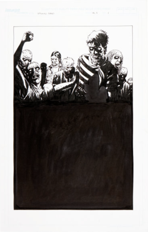 The Walking Dead Book #3 Hardcover Art by Charlie Adlard sold for $2,150. Click here to get your original art appraised.